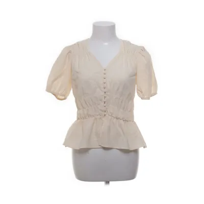 Peplum top (Beige) from Sinsay
