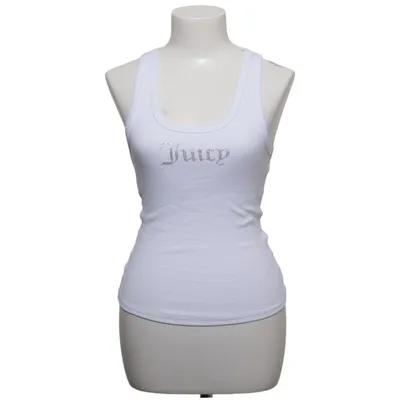 Tank Top (White) from Juicy Couture Cotton, Elastane