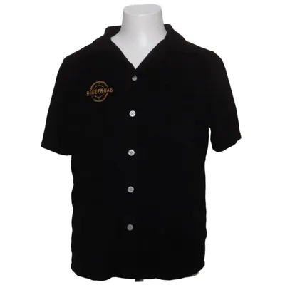 Korte mouwen shirt (Zwart) van Nikben Katoen, Polyester