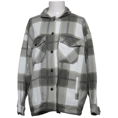 Overshirt (Gray, White) from Chlea London Cotton, Polyester