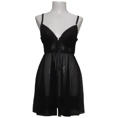 Déshabillé (Noir) de Lascana Polyamide, Polyester