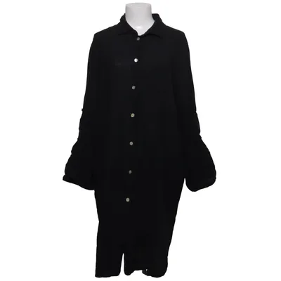 Shirt dress (Gray) from Mix By Cotton, Linen