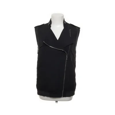 Biker gilet (Zwart) van Sportmax Code Katoen, Nylon, Zijde, Polyester