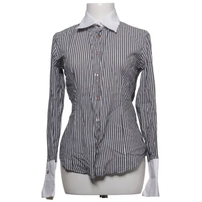Shirt (Gray, White) from Sweet Deal Cotton, Elastane, Polyamide