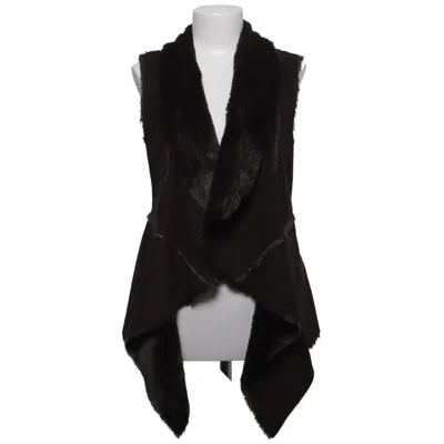 Gilet d'extérieur (Noir) de Denim Co Polyester