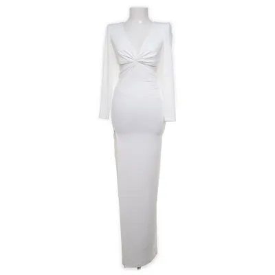 Robe de soirée (Blanc) de Nookie Élasthane, Polyester