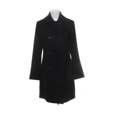 Coat (Black) from By Ellos Polyester, Viscose, Wool