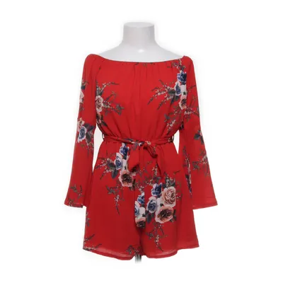 Byxdress (Röd, Flerfärgad) från Parisian Elastan, Polyester