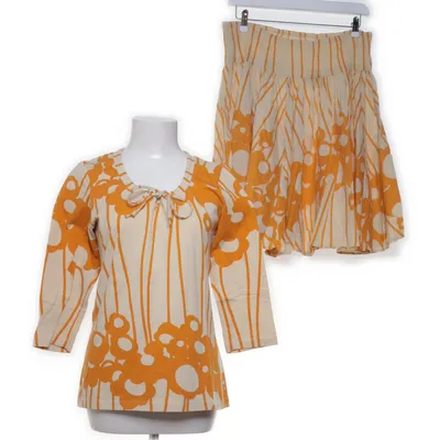 Set (Beige, Orange) från Mika Piirainen Marimekko Bomull, Elastan