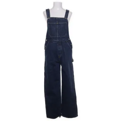 Hängselbyxor (Blå) från Deus Bomull, Viskos, Polyester, Dun