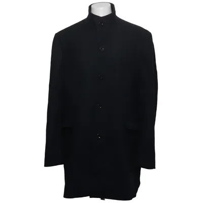 Frakke (Blå) fra Mario Conti Polyester, Uld