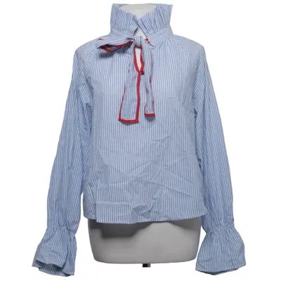 Blus (Blå, Vit, Röd) från Musy Muse Bomull