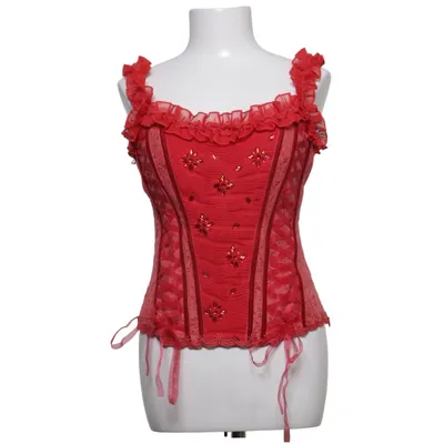 Korsett (Röd) från Lovie Bomull, Elastan, Polyester