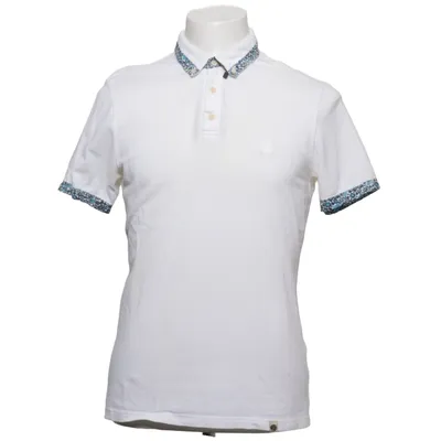 Poloshirt (Wit, Blauw, Meerkleurig) van Pretty Green Katoen