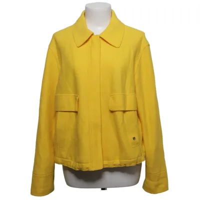 Jakke (Gul) fra Marc Cain Polyester, Uld