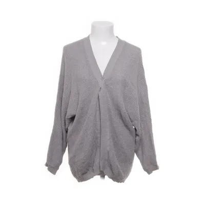 Cardigan (Gray) from Mango Basics Acrylic, Cotton