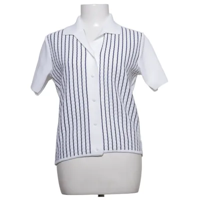 Chemise à manches courtes (Blanc, Bleu) de Diolen Loft Polyester