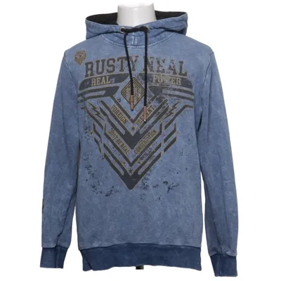 Sweat à capuche (Bleu) de Rusty Neal Coton