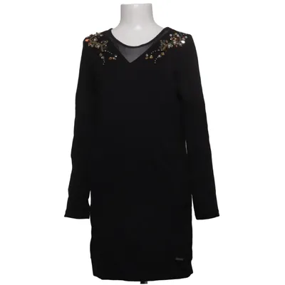 Robe (Noir) de Sarah Kern Élasthane, Polyamide, Polyester, Viscose