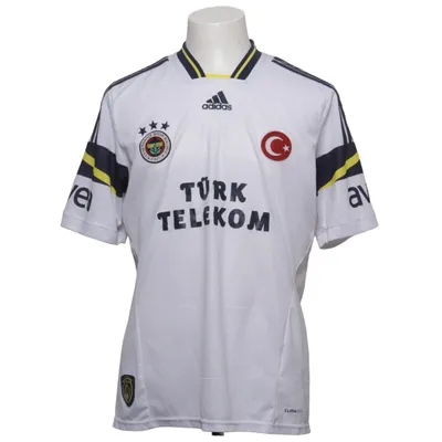 Voetbalshirt (Wit, Blauw, Geel) van Adidas Polyester