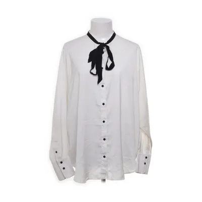 Knytblus (Vit, Flerfärgad) från H&M Modern Classic Polyester