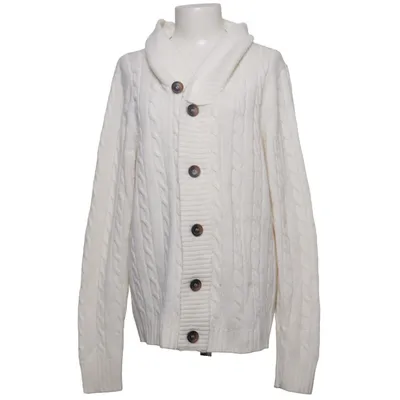 Cardigan (Wit) van Buddha Acryl, Wol
