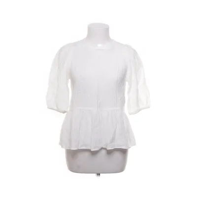 Bluse (Hvid) fra H&M Viscose, Polyamid