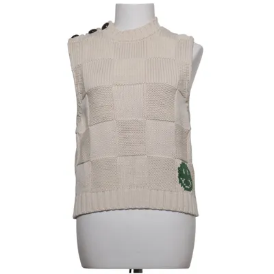 Slipover (Beige, Grön) från Ganni Bomull, Polyamid