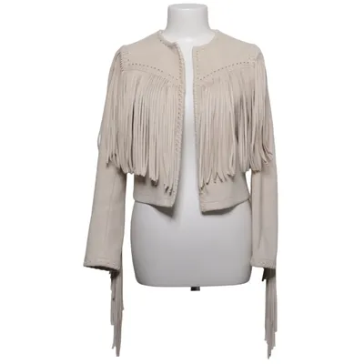 Jacket (Beige) from Zara Basic Elastane, Polyester