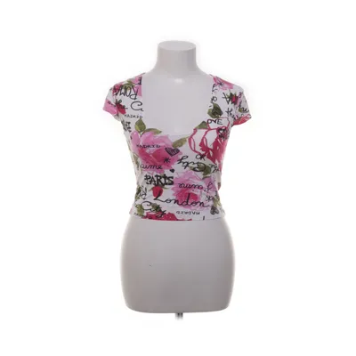 Crop top (Vit, Flerfärgad) från Salsa Elastan, Viskos