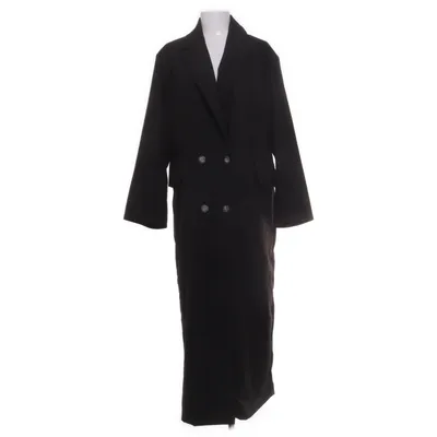 Coat (Black) from Brixtol Textiles Cotton, Polyester