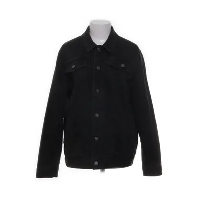 Lined denim jacket (Gray) from Forever 21 Acrylic, Cotton, Polyester