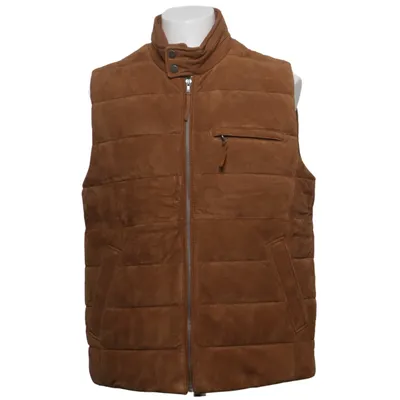 Ydervest (Brun) fra Mey & Edlich Bomuld, Læder, Polyester