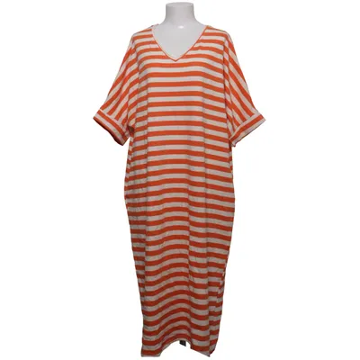 Klänning (Orange, Vit) från Cabana Living Bomull