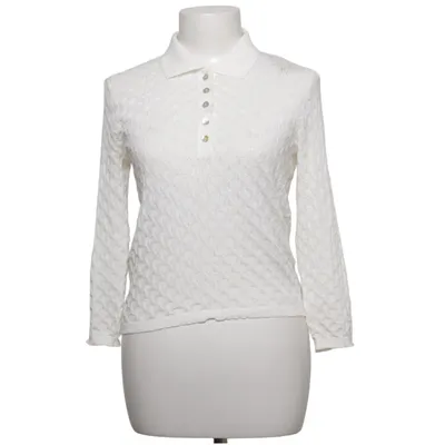 Henley shirt (Wit) van Zara Knit Katoen, Polyester