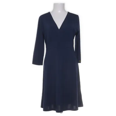 Slå-om-kjole (Blå) fra Chiara Forthi Elastan, Polyester