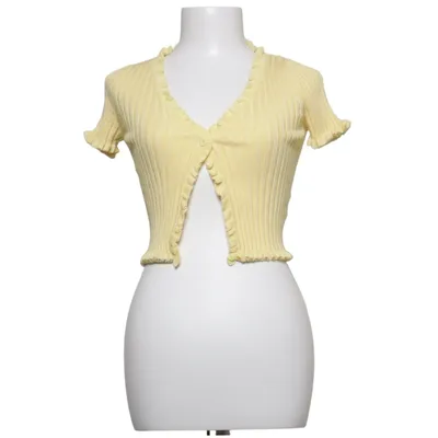 Cardigan (Yellow) from Verge Girl Cotton, Polyester