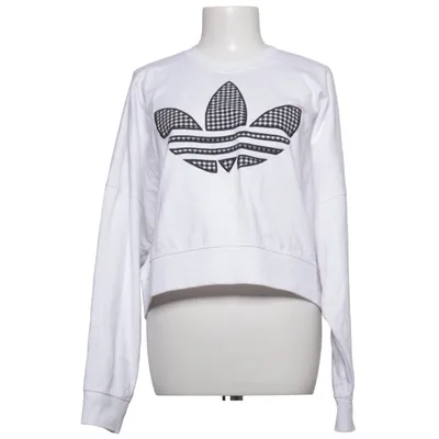 Sweatshirt (Hvid, Sort) fra Adidas Originals Bomuld