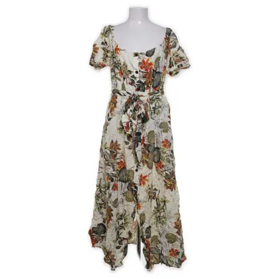 Långklänning (Beige, Flerfärgad) från Bloomchic Viskos