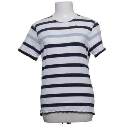 T-shirt (Blå, Vit) från Bläck Bomull, Elastan