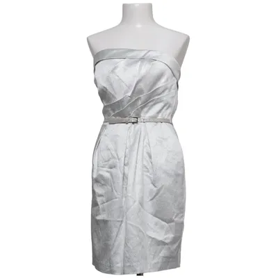 Cocktailjurk (Zilver) van David's Bridal Metallvezel, Nylon, Polyester, Viscose
