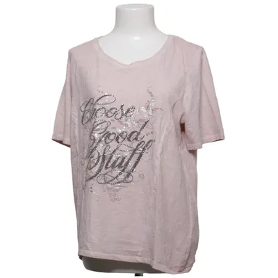 T-shirt (Pink) fra Gina Laura Bomuld