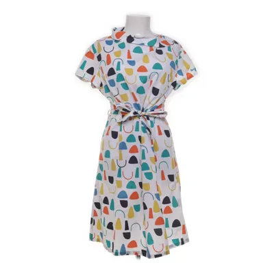 Klänning (Vit, Flerfärgad) från Mousqueton Bomull, Elastan