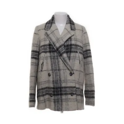 Pea coat (Beige, Gray) from Samsøe & Samsøe Polyester, Viscose, Wool