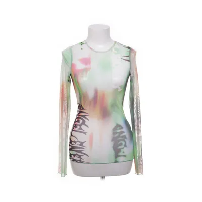 Top (Multicolored, White, Green, Yellow) from Weekday Polyester, Elastane