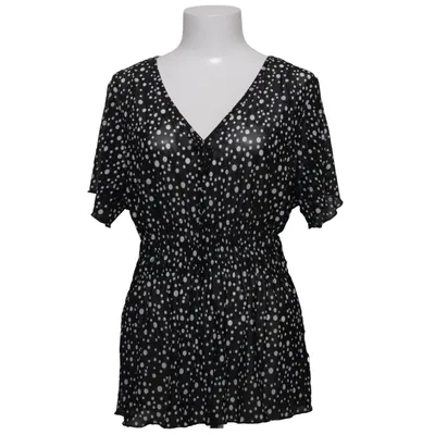 Peplumtopp (Svart, Vit) från Cappuccini Polyester