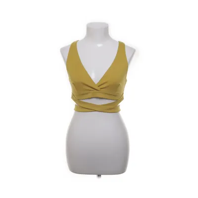Crop top (Geel) van Ace Tee x H&M Polyester, Polyamide, Viscose, Elastaan