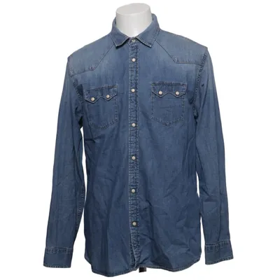Denim shirt (Blue) from Zara Man Denim Collection Cotton