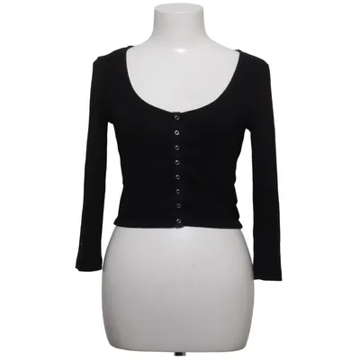 Cardigan (Black) from Forever 21 Elastane, Viscose