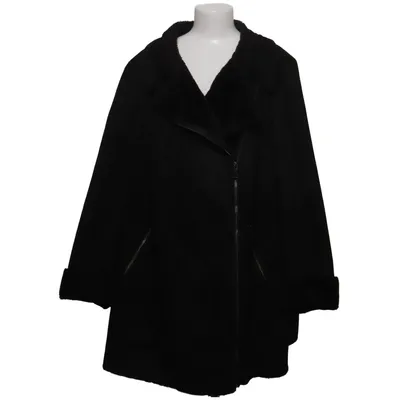 Shearlingjakke (Sort) fra Ulla Popken Polyester